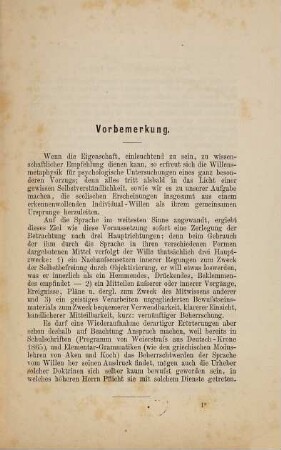 Aphorismen zur Sprachphilosophie : vom Standpunkt der Willensmetaphysik