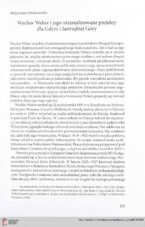 Wacław Weker i jego niezrealizowane projekty dla Gdyni i Jastrzębiej Góry