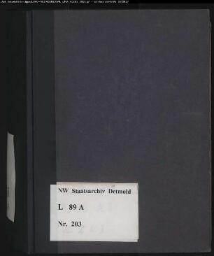 Gogerichtsregister Lemgo (lückenhaft)