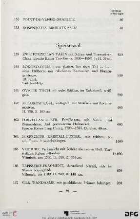 Speisesaal (Nr. 159-210)