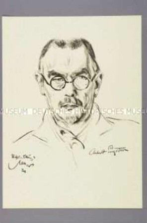 Bildnis des schwedischen Künstlers Albert Engström