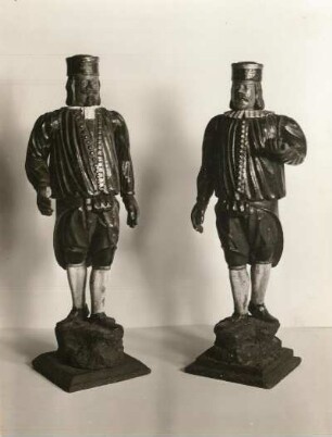 Zwei Bergmannsfiguren