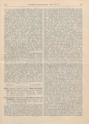 289-292 [Rezension] Birckenstaedt, H., Der Humor im Lichte des Evangeliums. Vortrag