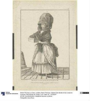 Gallerie des Modes et du Costume Français: Marchande de modes. G.41