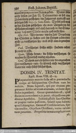 Domin. IV. Trinitat. Epist. Rom. VIII. 18-23