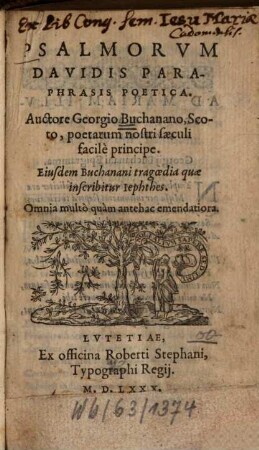 Paraphrasis psalmorum Davidis poetica