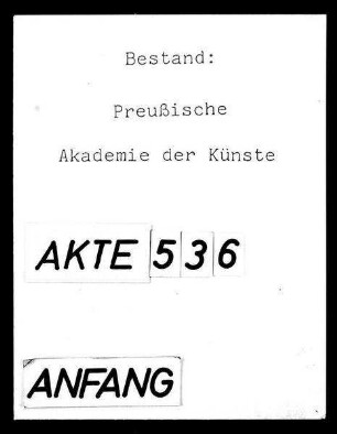 Verwaltung der akademischen Bibliothek