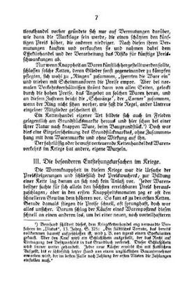 III. Die besonderen Entstehungsursachen im Kriege.
