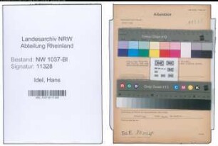 Entnazifizierung Hans Idel , geb. 27.08.1902 (Dachdecker)