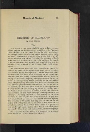 Memories of Maoriland