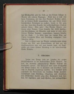 2. Lehrjahre.