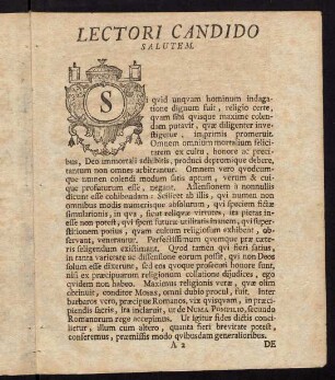 3, Lectori candido salutem