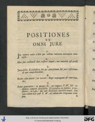 Positiones ex Omni Jure.