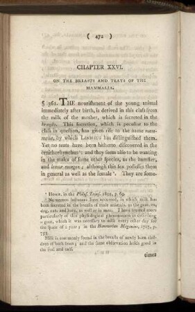 Chapter XXVI. On The Breasts And Teats Of The Mammalia