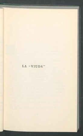 La "Viuda"