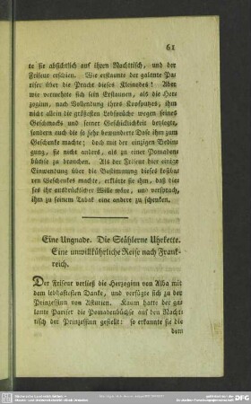 Eine Ungnade