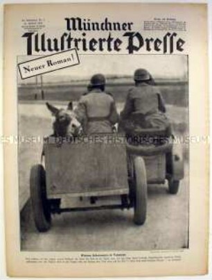 Wochenzeitschrift "Münchner Illustrierte Presse" u.a. zum Krieg in der Sowjetunion