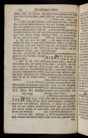 172-201, XX. Von der Beichte und Busse