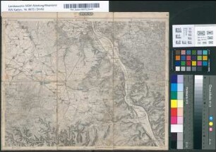 [Topographische Karte 1 : 80.000 von Rheinland und Westfalen-Generalstabskarte -]. Bonn. 48. LF 24°30' B 50°30'. Aufgenommen vom Kgl. Preuss. Generalstab 1844 u. 45