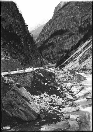 Schweiz, Gondoschlucht mit Simplonpass