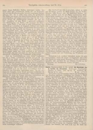 400-401 [Rezension] Eberle, Adolf, Die Mariologie des hl. Cyrillus von Alexandrien