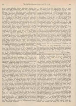 400-401 [Rezension] Eberle, Adolf, Die Mariologie des hl. Cyrillus von Alexandrien