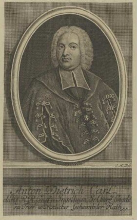 Bildnis des Anton Dietrich Carolus von Ingelheim