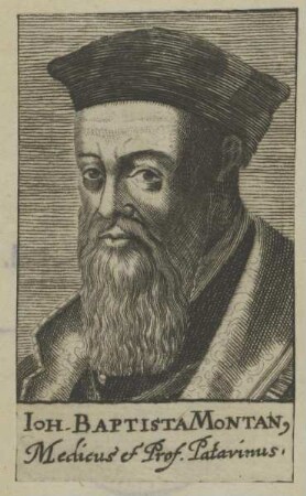 Bildnis des Ioh. Baptista Montanus