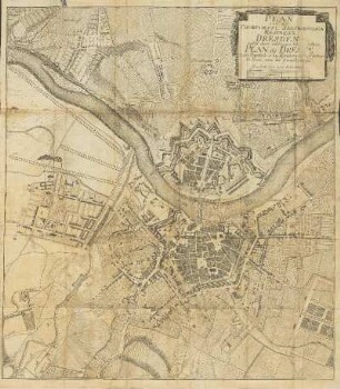 Plan von der Churfürstl: Saechsischen Residenz Dresden