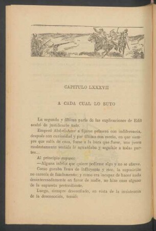 Capítulo LXXXVII - A cada cual lo suyo