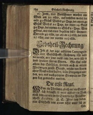 Erbtheil-Rechnung