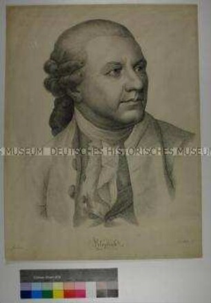 Porträt des Dichters Friedrich Gottlieb Klopstock