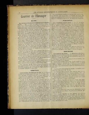 Courrier de l'Etranger