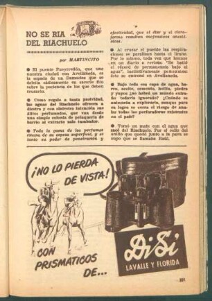 No se ría del Riachuelo
