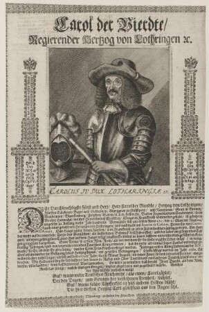 Bildnis des Carolus IV. Lotharingiae