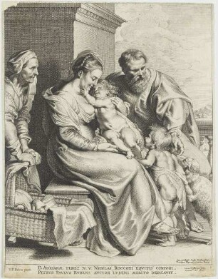 Die Heilige Familie mit Elisabeth und Johannesknaben