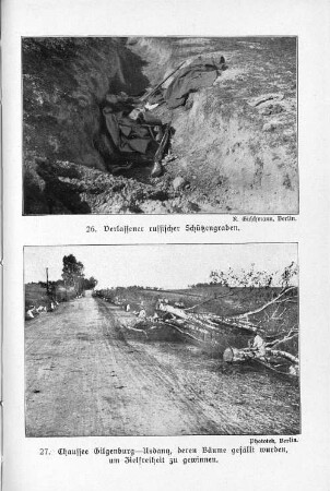 26. Verlassener russischer Schützengraben.