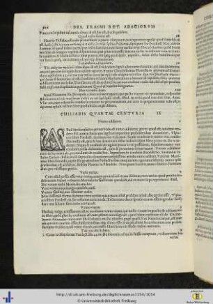 Proverbiorum chiliadis quartae centuria IX.
