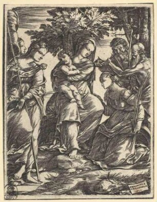 Maria mit dem Kind und den Heiligen Ursula, Katharina, Johannes und Hieronymus