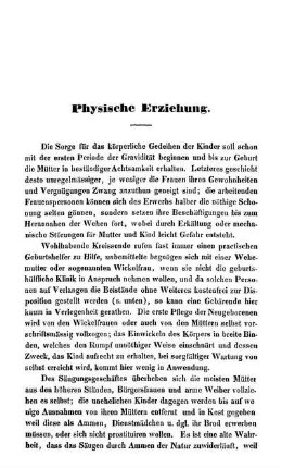 Physische Erziehung.