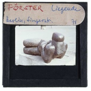 Förster, Große Liegende : Rückansicht