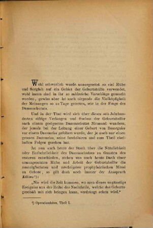 Ueber Prophylaxis der Dammruptur