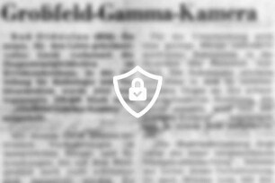 Im Kreiskrankenhaus Großfeld-Gamma-Kamera