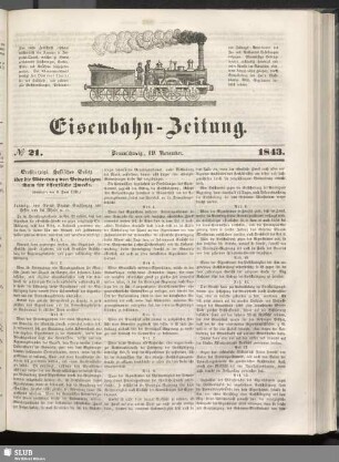 Eisenbahn-Zeitung : Organ der Vereine deutscher Eisenbahn-Verwaltungen und Eisenbahn-Techniker