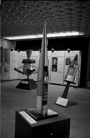 Ausstellung "Raumfahrt in Deutschland" im Landesgewerbeamt