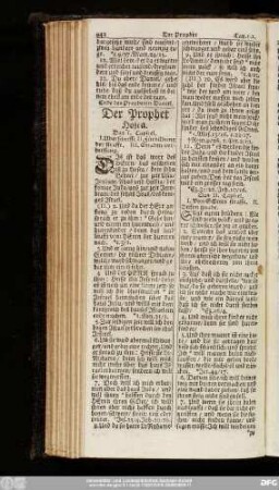 Der Prophet Hosea.
