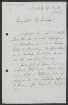 Brief von Julius Röll an Unbekannt