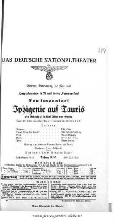 Iphigenie auf Tauris