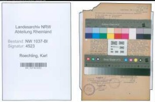 Entnazifizierung Karl Roechling , geb. 08.08.1905 (Elektriker)