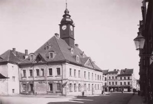 Lüben, Rathaus : Lüben. Rathaus. Eckansicht